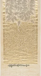 Bustan of Sa&39;di, detalhe (caneta e tinta com ouro no papel)