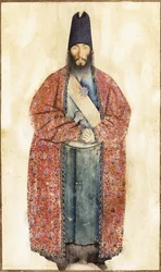 Retrato do falecido Sam Khan Ilkhani, século XIX