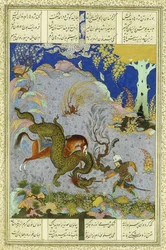 Rustem mata o dragão, c.1500-1540s