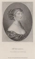 Margaret Hughes, atriz inglesa (gravura)