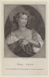 Nell Gwyn, dona do Rei Carlos II (gravura)