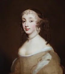 Retrato da Princesa Henrietta, Ana Duquesa de Orleães (óleo sobre tela)