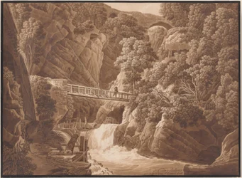 O Orrido di Bellano perto do Lago Como