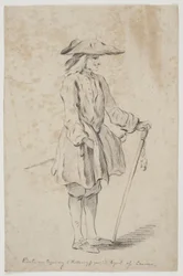 figura de Holberg. Gert Londemann como Pedro em Don Ranudo