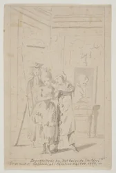 Pierrot e Colombine em "A Pintura Falante"