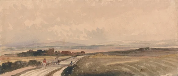 Uma estrada de Yorkshire