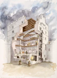 Castelo de Norham, meados do século XV, 1990-2010