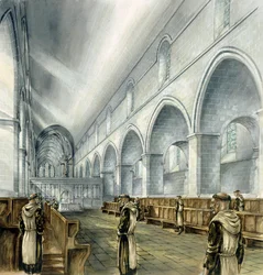 Abadia de Rievaulx, século 13, c1990-2010