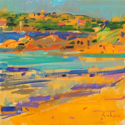A Riviera Francesa, 2021 (óleo sobre tela)