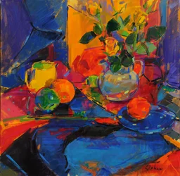Rosas de West End, 2021 (óleo sobre tela)