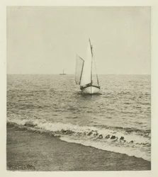 Um camarão Suffolk "Coming Ashore"