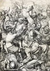 O rei Sebastião I de Portugal (1554-1578) capturado na Batalha de Alcácer-Quibir (Ksar el-Kebir ou Batalha dos Três Reis) em 4/08/1578, em Marrocos
