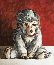 Macaco Branco sobre Vermelho, 2006