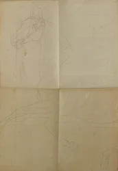 Desenho de contorno para "Rüdiger e Angelika"