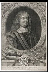 Edward Hyde, 1º Conde de Clarendon (1609-74), gravado por M. Burg