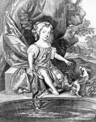 Sua Graça A Duquesa de Somerset, publicada por Alex Browne, c.1680s (mezzotint)