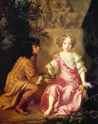 Lady Charlotte Fitzroy (1664-1719), mais tarde condessa de Lichfield (óleo sobre tela)