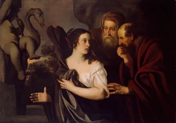 Susanna e os anciãos, século XVII.