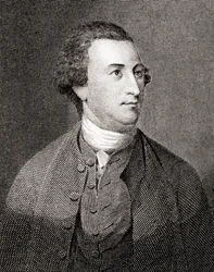 William Paca, pai fundador e signatário da Declaração de Independência (gravura)