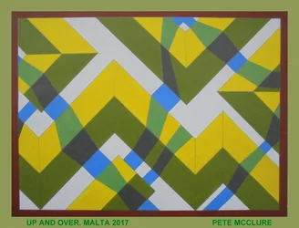 UP AND OVER, 2017, ACRÍLICO EM PAPEL