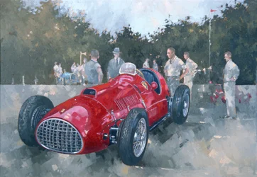 1951 Ferrari (óleo sobre tela)