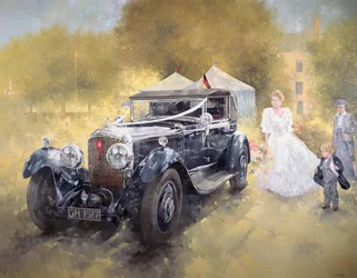 Bentley and Bride (óleo sobre tela)