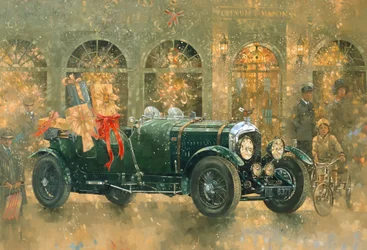 Natal na Fortnum and Masons (óleo sobre tela)