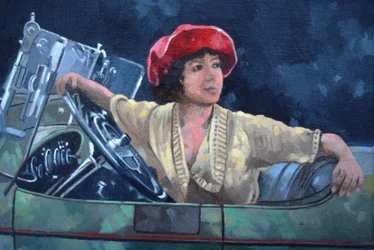 Olive Thomas (óleo sobre tela)
