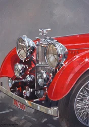 Red Sp.25 Alvis (óleo sobre tela)