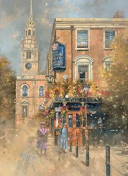 The Crown Tavern - Clerkenwell (óleo sobre tela)