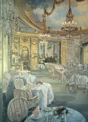 Restaurante The Ritz (óleo sobre tela)