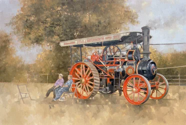 Motor de tração no Great Eccleston Show