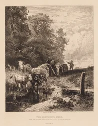 O rebanho que retorna, c. 1885