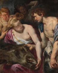 Atalanta e Meleager, ca. 1616