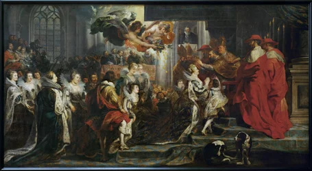 A coroação de Maria de Médici em Saint-Denis