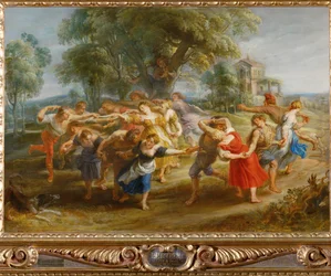Dança dos Camponeses, c.1630 (pintura sobre madeira)