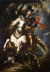 Retrato de Giò Carlo Doria a cavalo