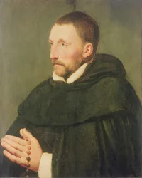 Retrato de um dominicano, pensado para ser Padre de Buzzara