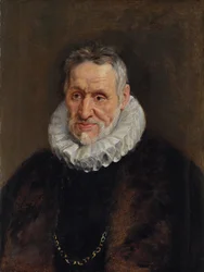 Retrato de um homem barbudo