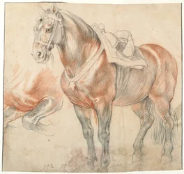 Cavalo selado, c. 1616-1618