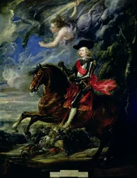 O Cardeal Infante Ferdinand na Batalha de Nordlingen, c.1634