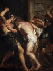 A flagelação de Cristo, 1617.