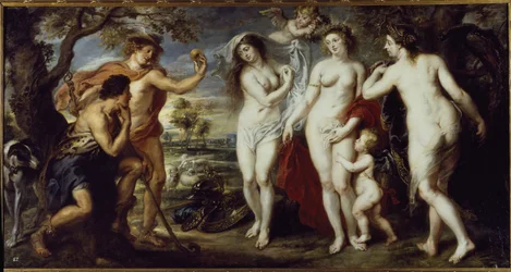 O Julgamento de Paris (óleo sobre tela