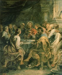 A Última Ceia, c.1630-31 (óleo no painel)