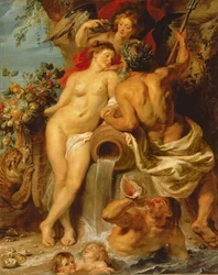 A União da Terra e da Água, c.1618 (óleo sobre tela)