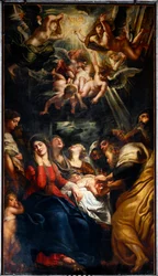 A circuncisão Pintura de Pedro Paulo (Pierre-Paul) Rubens (ou Pedro Paulo ou Petrus Paulus) (1577-1640) Genes do século XVII, Igreja dos Santos Andrea e Ambrogio (o del Gesu)