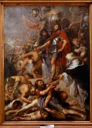 O triunfo de Judas Macabeu, Judas Macabeu (ou Macabeu), alcunhado de o Martelo, sucessor do seu pai Matatias (Mathathias, Mattathias) à frente da revolta dos judeus contra a opressão dos Selêucidas no tempo do reinado de Antíoco