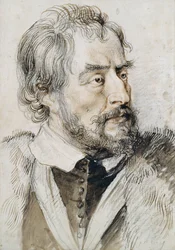 Thomas Howard (1585-1646) 2º Conde de Arundel (lápis, caneta e tinta e papel)