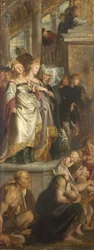 Três testemunhas. Esboço para Altarpiece alto, St Bavo, Ghent, 1612
