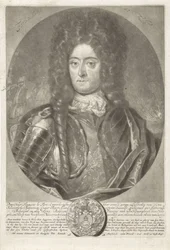 Retrato do almirante general François Lefort 1656-1699, 1698.